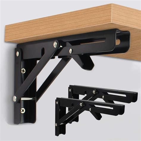 triangle metal shelf bracket|triangle folding shelf bracket.